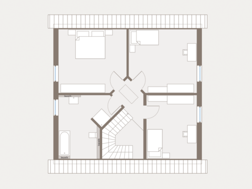 Grundriss Dachgeschoss Einfamilienhaus Home 8 von allkauf