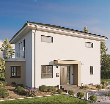 Einfamilienhaus Home 4 von allkauf in der Ausführung 2-geschossig mit Walmdach