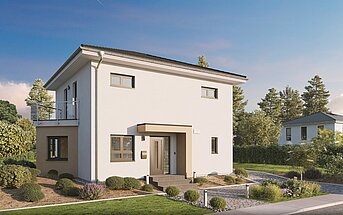 Einfamilienhaus Home 4 von allkauf in der Ausführung 2-geschossig mit Walmdach