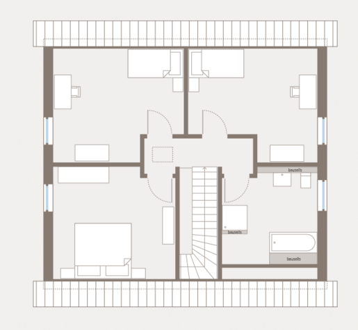 Grundriss Dachgeschoss Einfamilienhaus Home 4 von allkauf