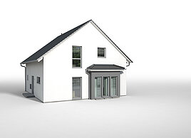 Bauteil Rechteckerker klein mit Walmdach von allkauf