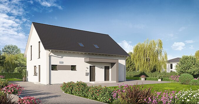 Aktionshaus Move 7 von allkauf. Vorderansicht bei Tag.