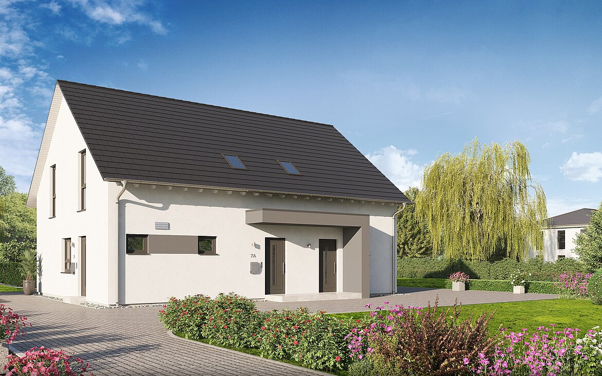 Aktionshaus Move 7 von allkauf. Vorderansicht bei Tag.