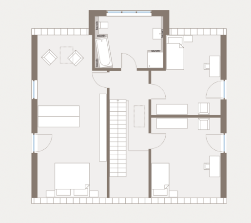Grundriss Dachgeschoss Einfamilienhaus Prestige 3 von allkauf 