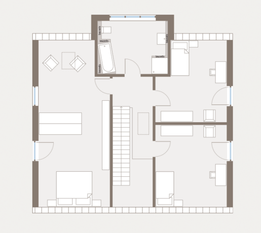 Grundriss Dachgeschoss Einfamilienhaus Prestige 3 von allkauf 