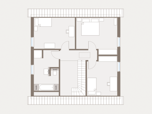 Grundriss Dachgeschoss Einfamilienhaus Home 7 von allkauf